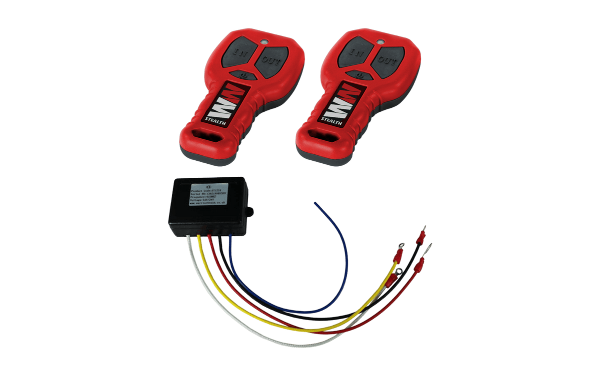 Winch Remotes - Wireless - Hard Wired Kit - 2 Pack