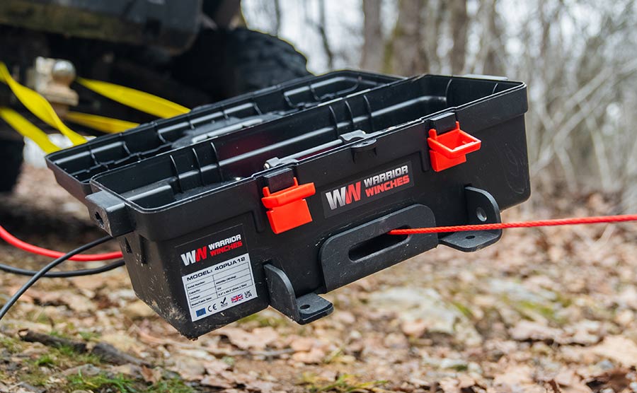 Warrior Trojan Portable 4000lb Electric Winch