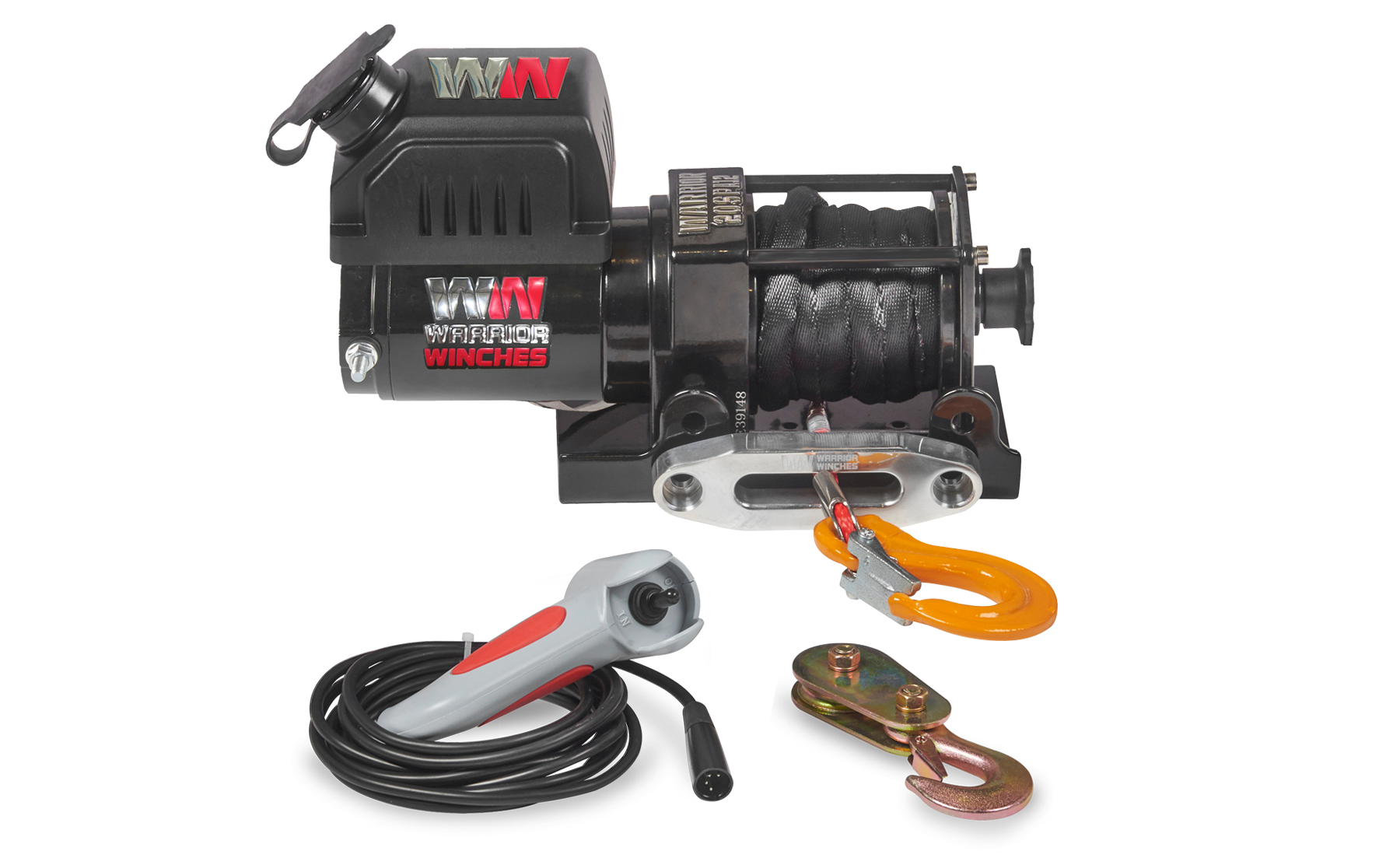 Ninja 2000 Electric Winch - 12v Synthetic Rope - Bimson Power