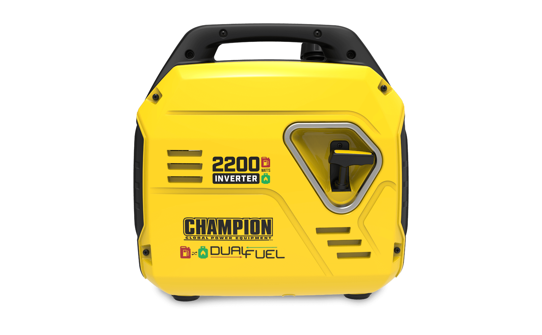 Champion 2200 Watt "Mighty Atom" Dual Fuel Inverter Generator