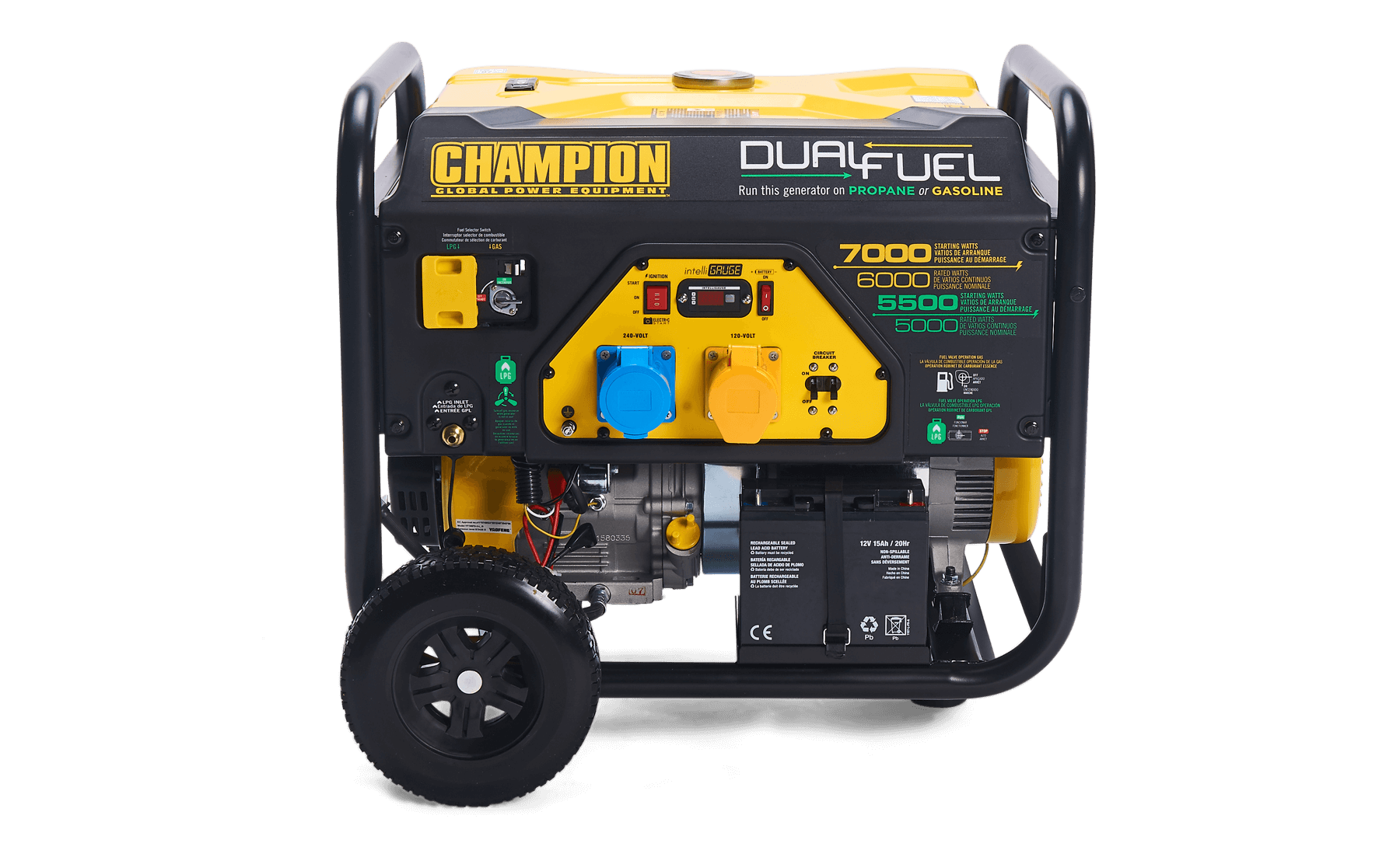 Champion 7000 Watt LPG Dual Fuel Generator With Electric Start - Bimson Power