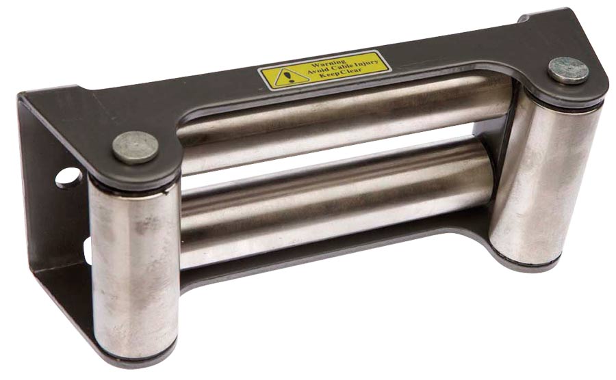 S/Steel Roller Fairlead with 255mm Hole Centres. - Bimson Power
