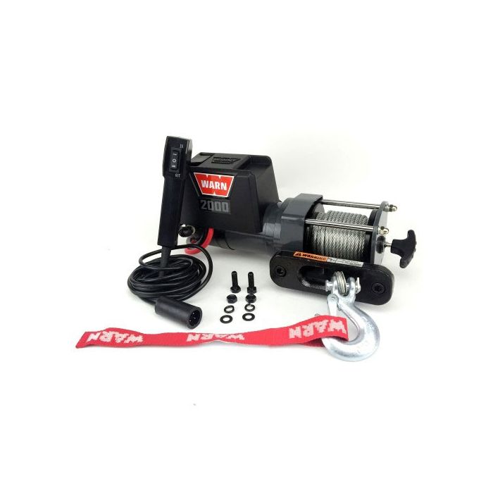 Warn DC 2000 lb 12v Electric Utility Winch with 907 kg Capacity