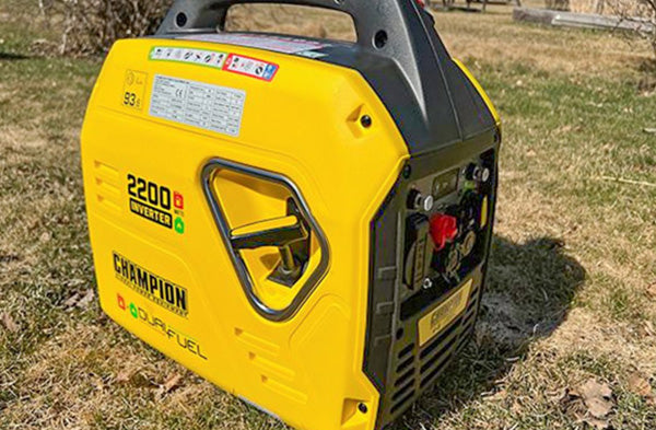 Champion Mighty Atom Dual Fuel labelled Best Inverter Generator of 2022!