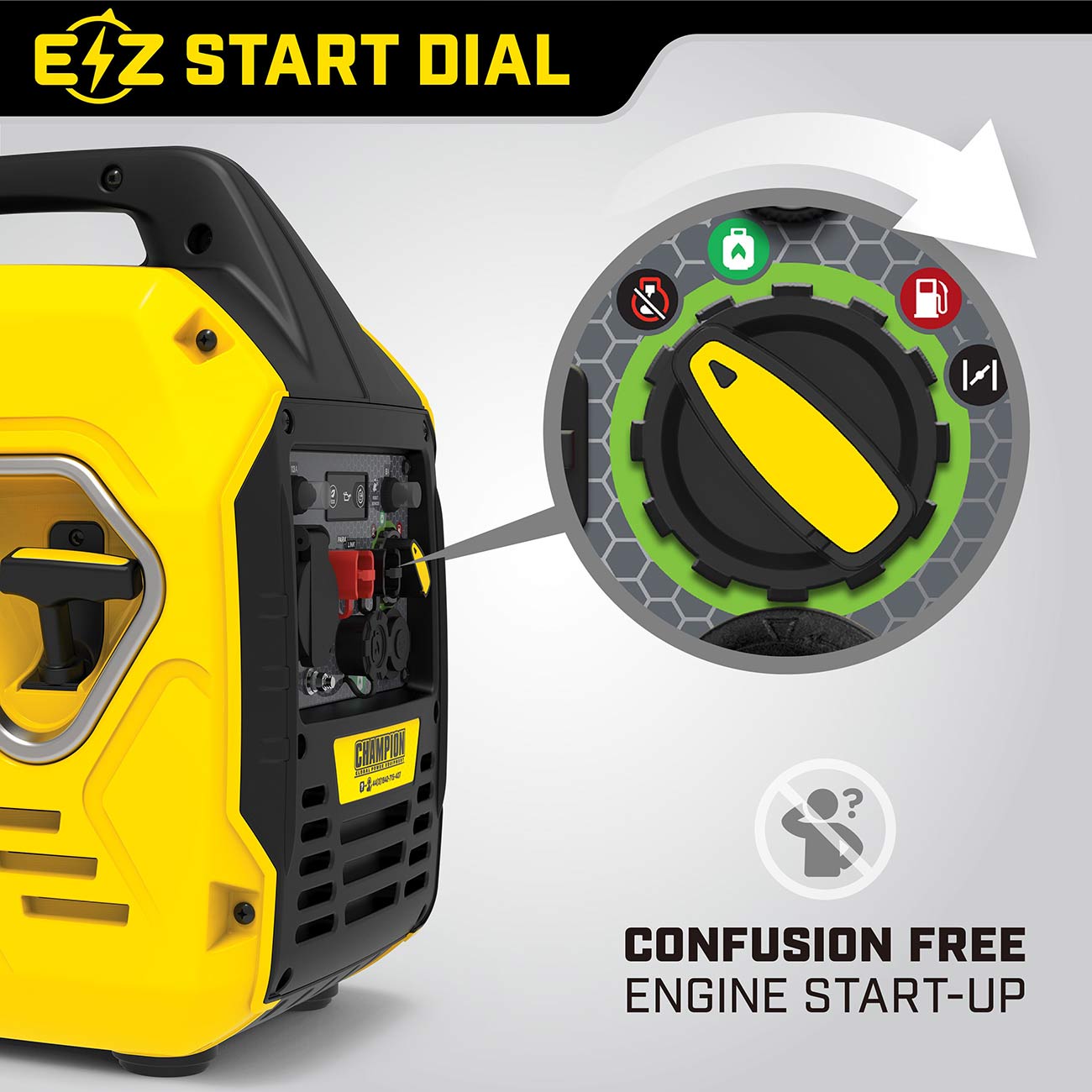 Champion 2200 Watt "Mighty Atom" Dual Fuel Inverter Generator