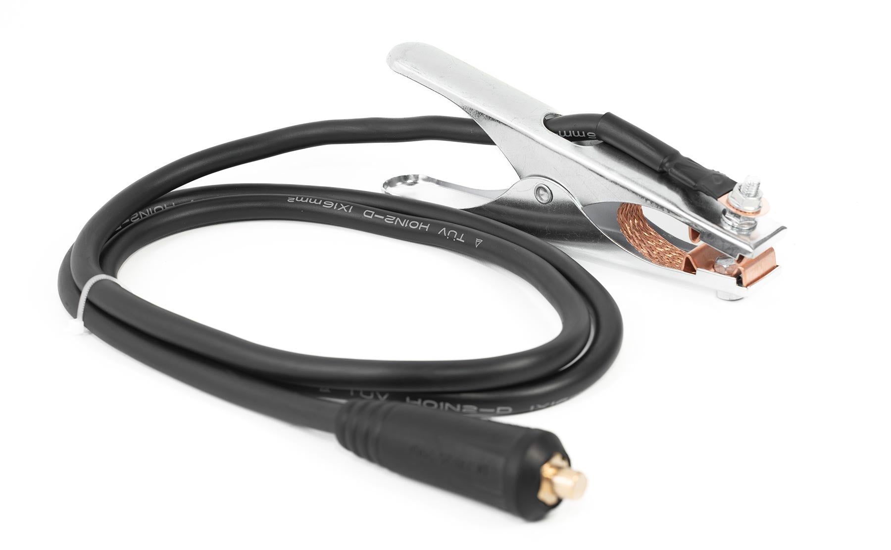300A Ground clamp with 1.6m/16mm² cable, 10-25mm² Dinse