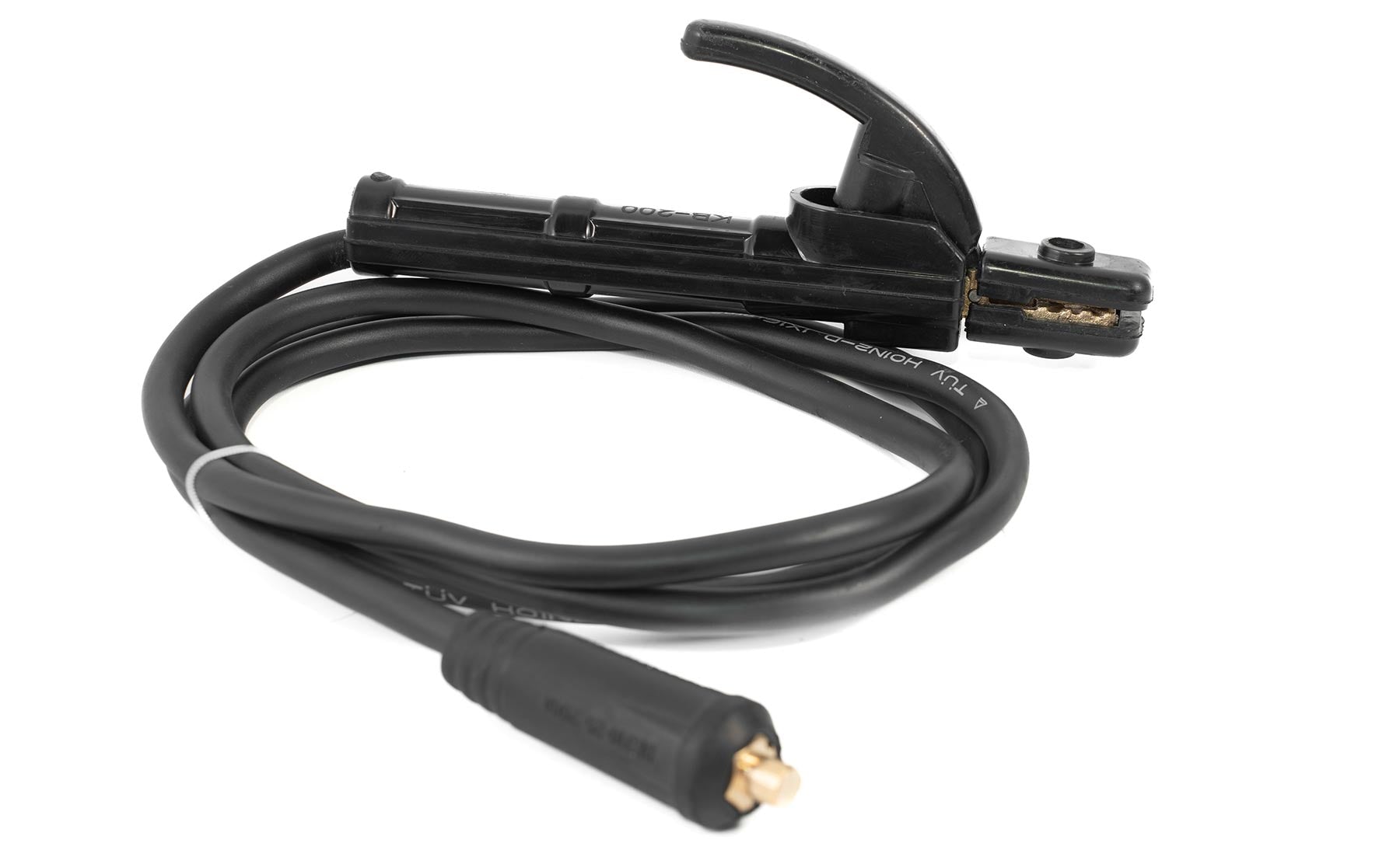 200A electrode holder with 2m/16mm² cable, 10-25mm² Dinse