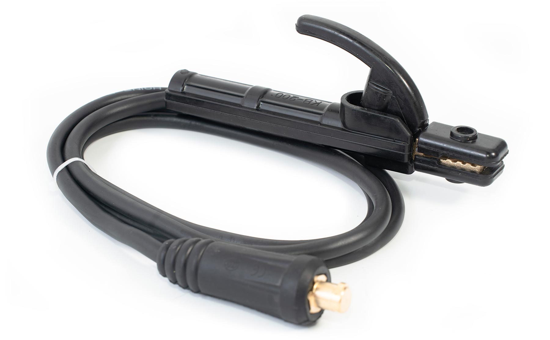 200A electrode holder with 2m/16mm² cable, 35-50mm² Dinse