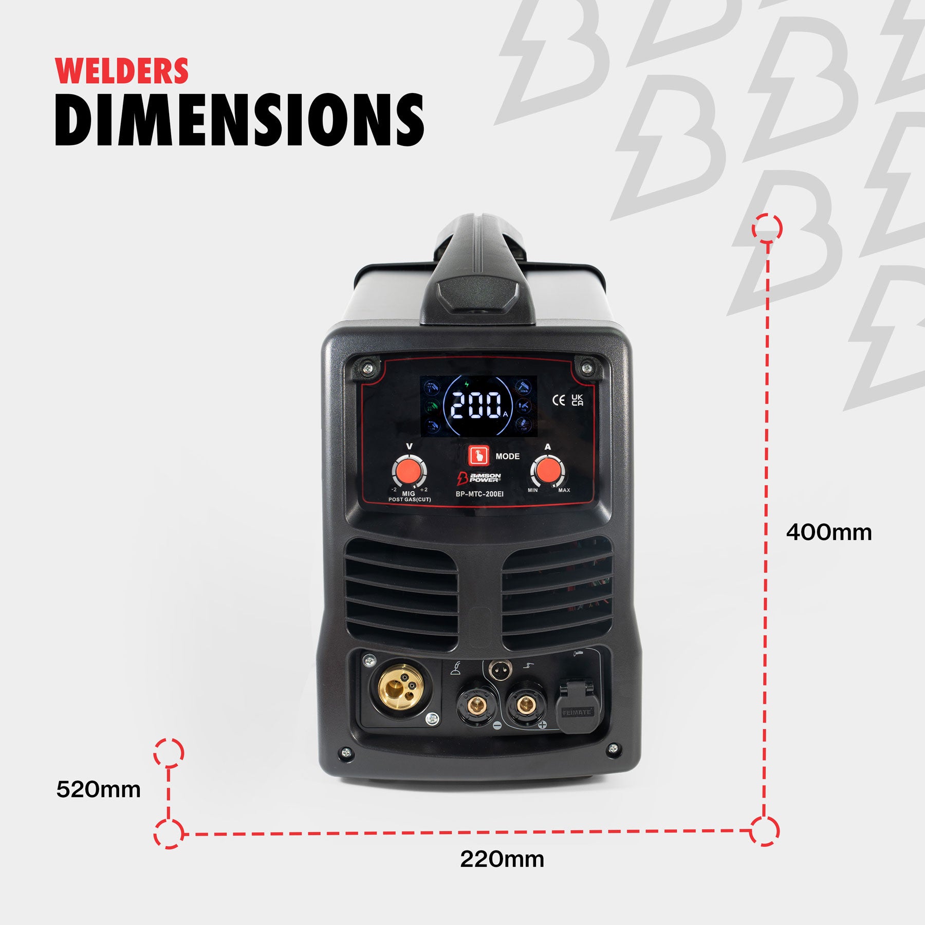 IGBT DC MMA MIG MAG LIFT TIG CUT Inverter Welder 200A