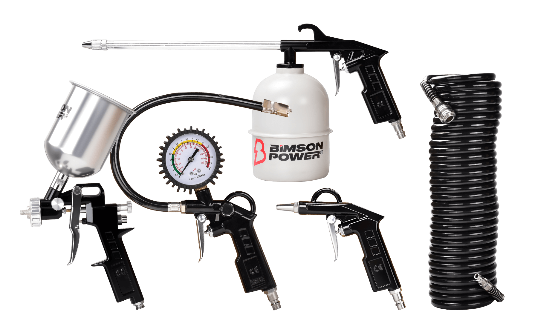 Gravity Spray Gun Kit - 5 Piece