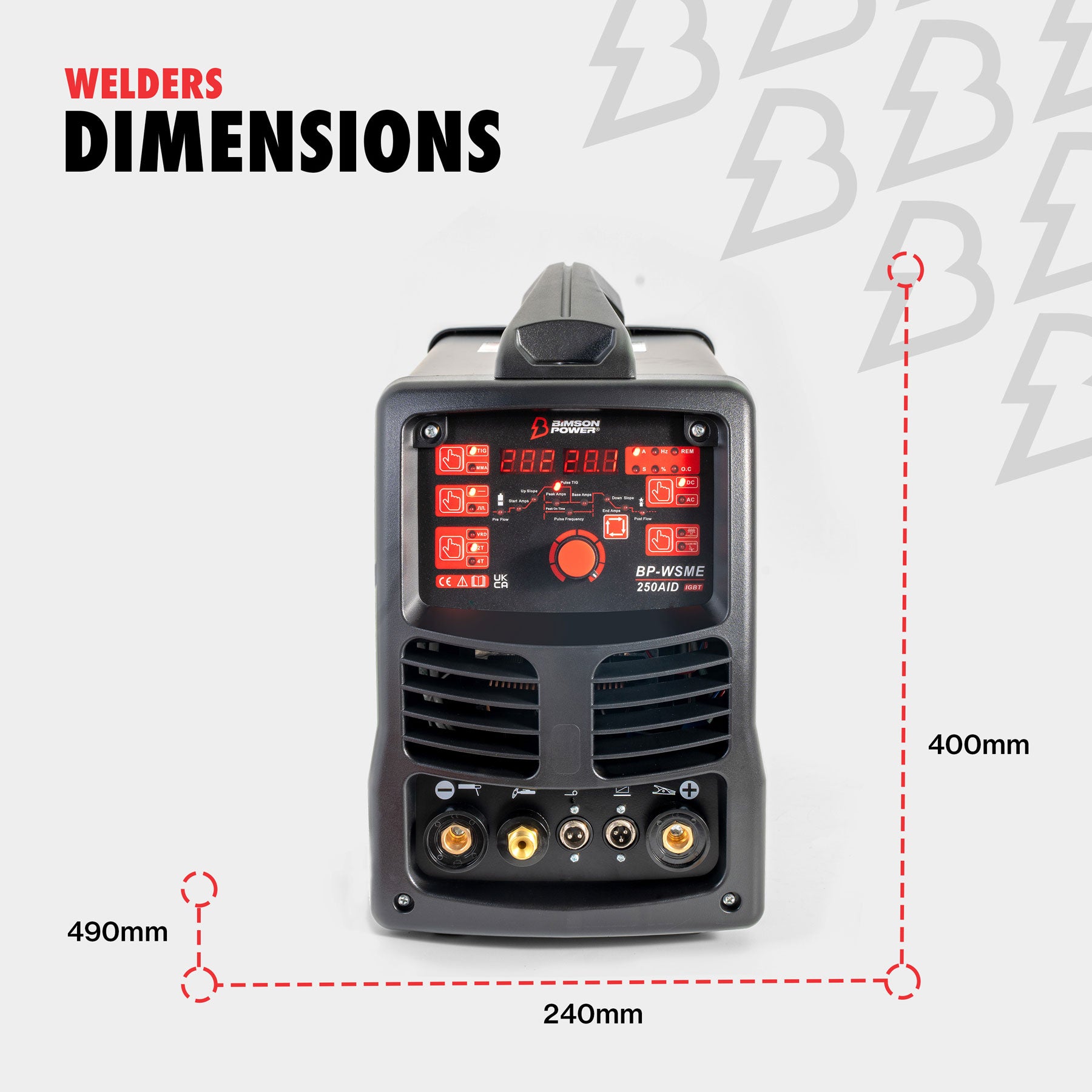 IGBT AC/DC MMA PULSE TIG Inverter Welder 250A