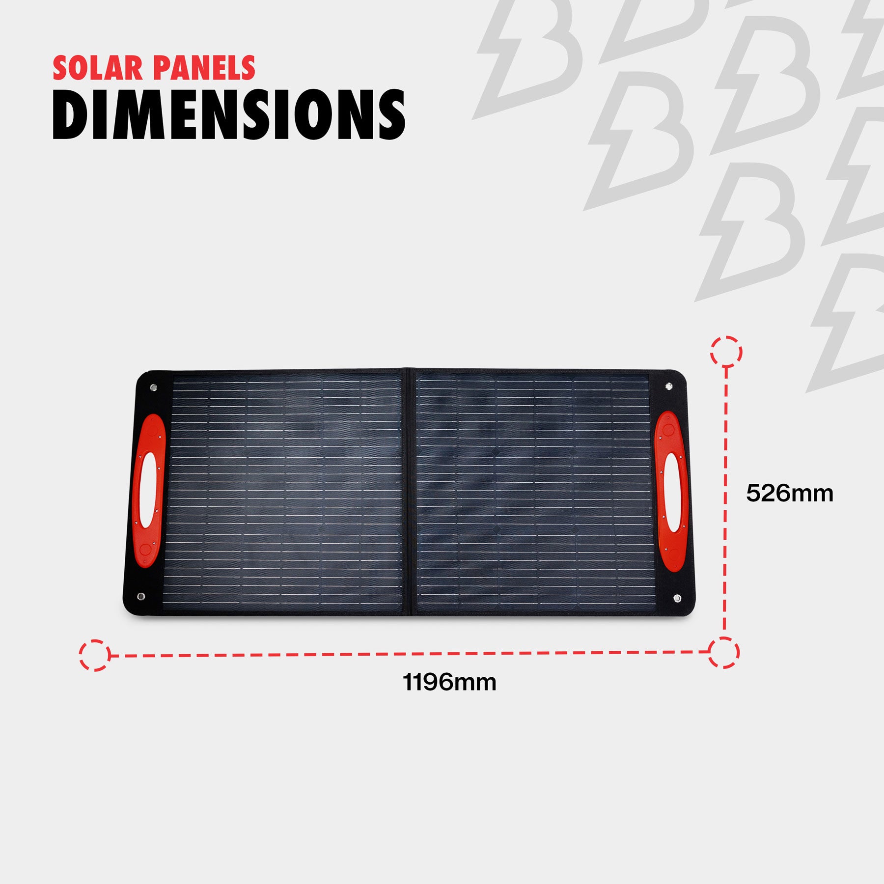 Bimson Power 100 Watt Portable Solar Panel