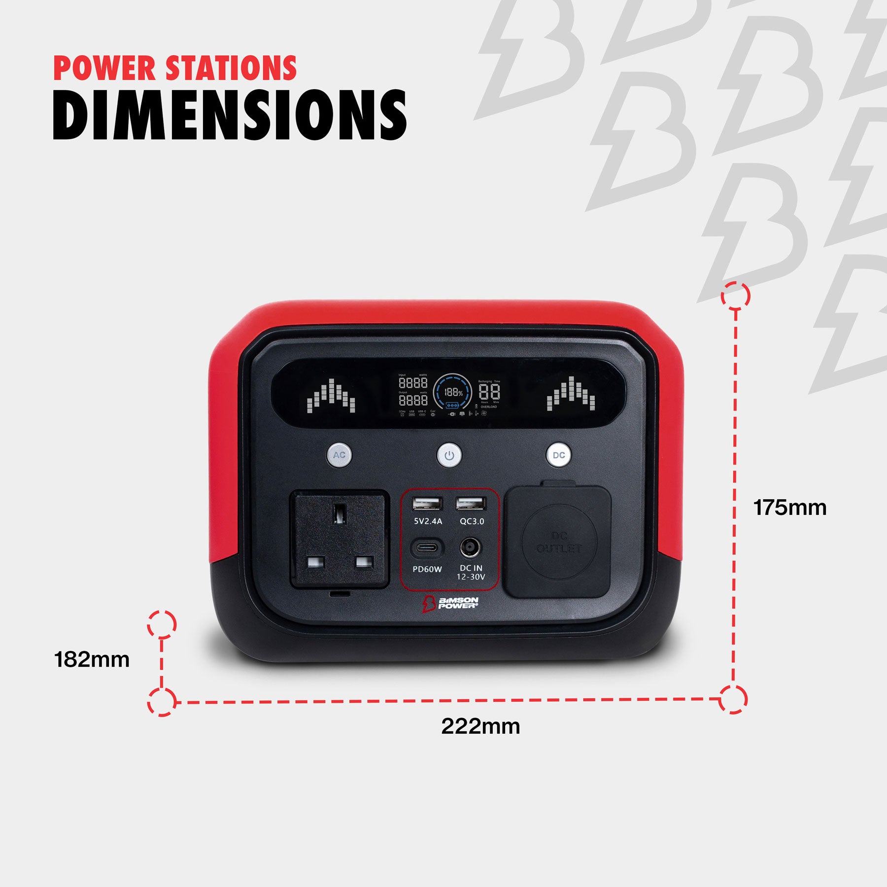 Bimson Power 330 Watt Portable Power Station