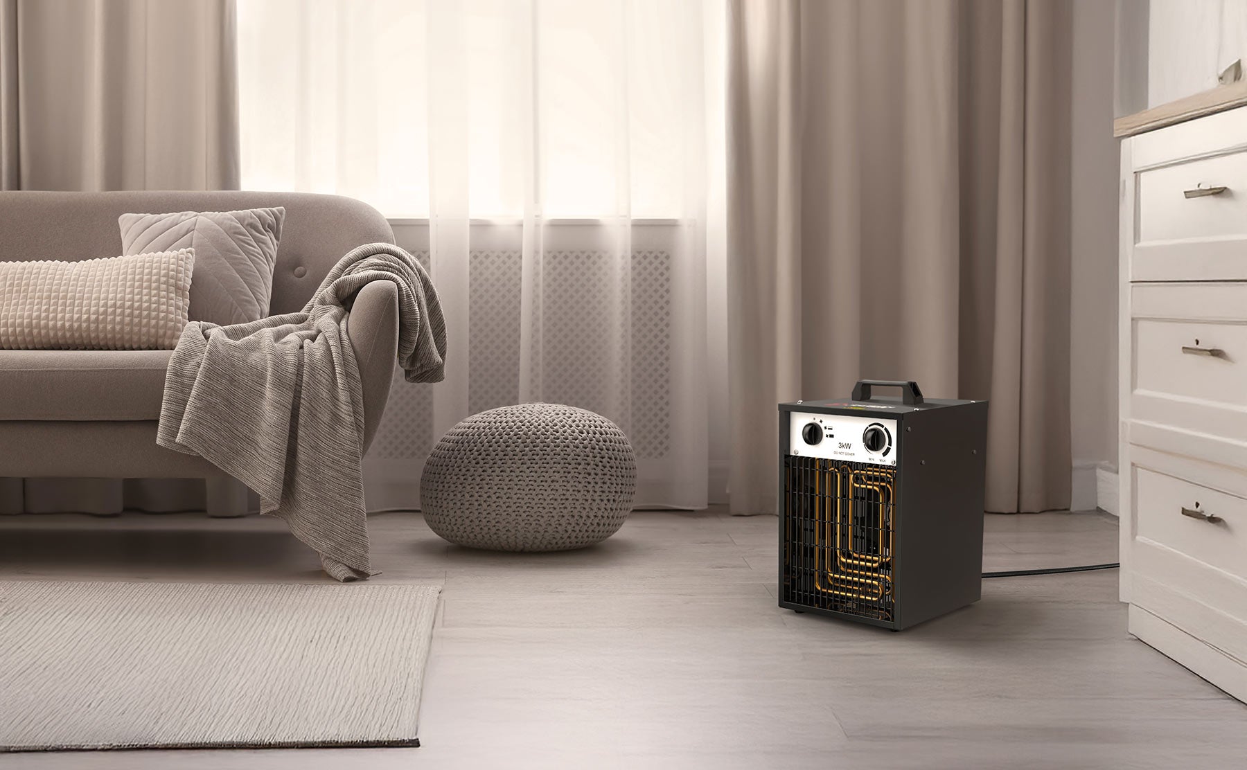 3kW Electric Space Heater