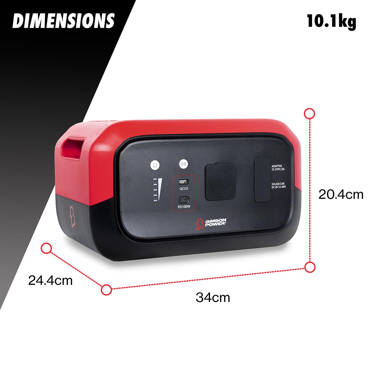 Bimson Power 1000 Watt Expansion Battery