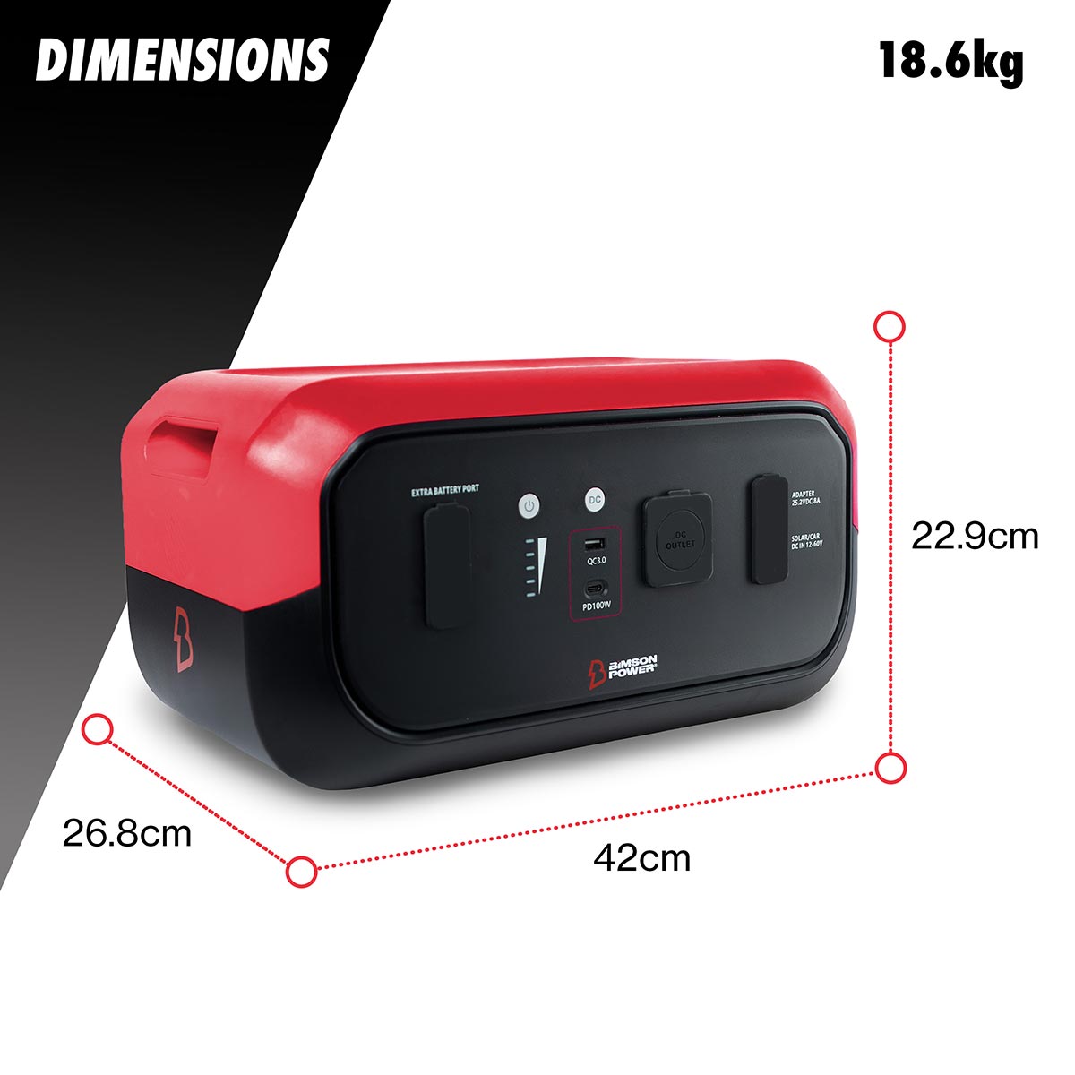 Bimson Power 2000 Watt Expansion Battery