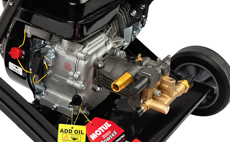 Bimson Power Petrol Pressure Washer 200 Bar (2900 PSI) 9 LPM - 8m hose