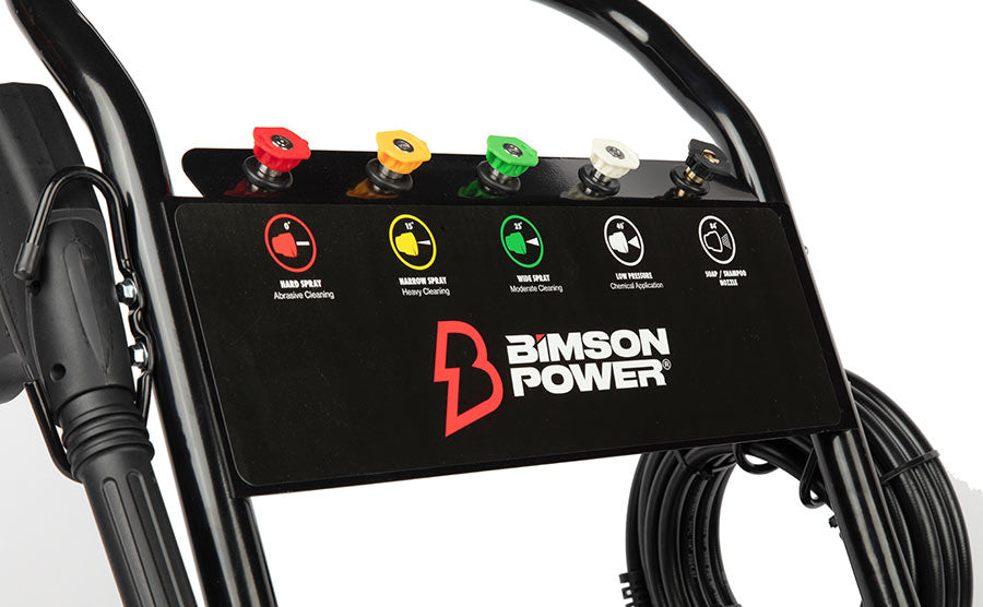 Bimson Power Petrol Pressure Washer 200 Bar (2900 PSI) 9 LPM - 8m hose