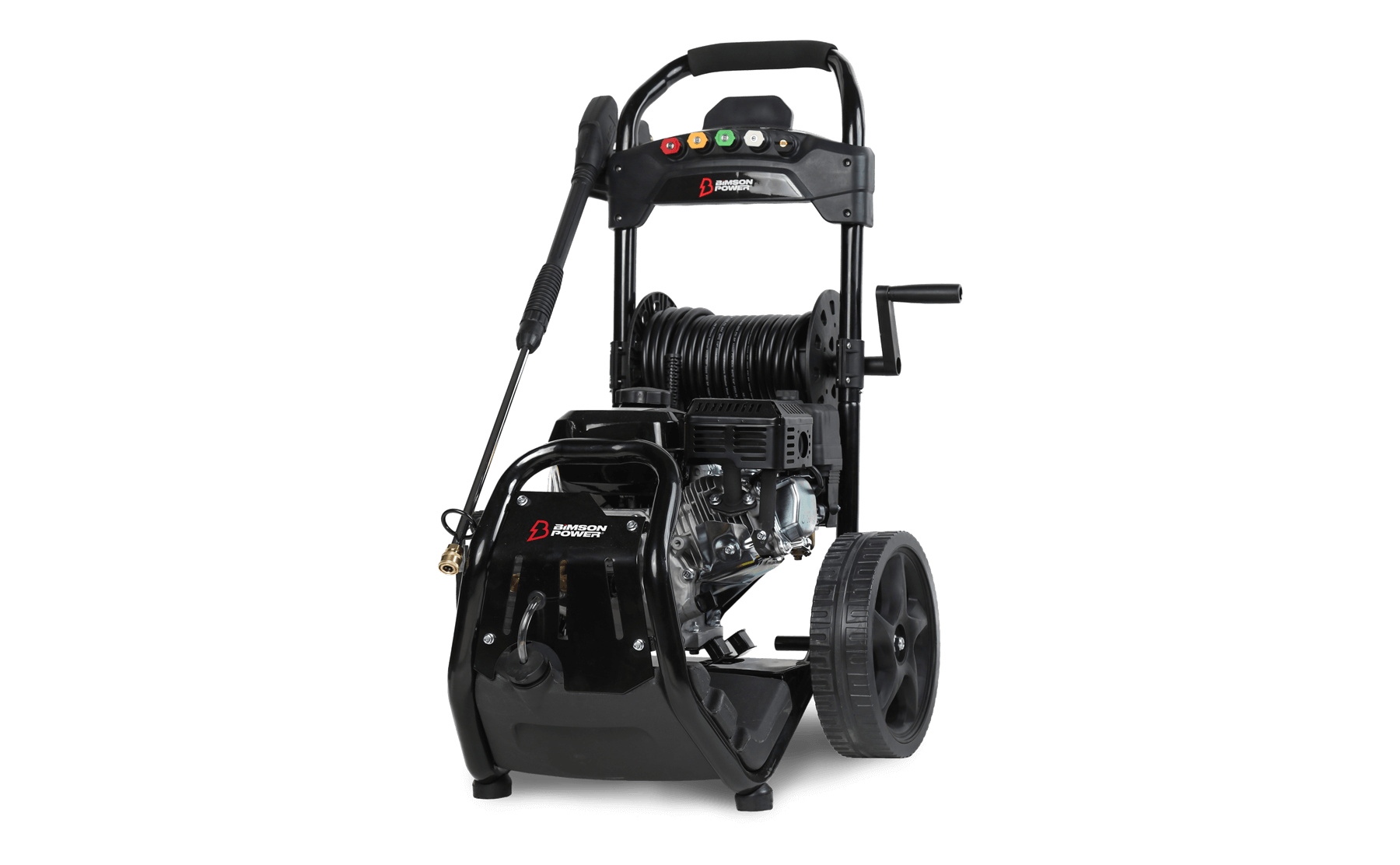 Bimson Power Petrol Pressure Washer 200 Bar (2900 PSI) 9 LPM - 30m hose