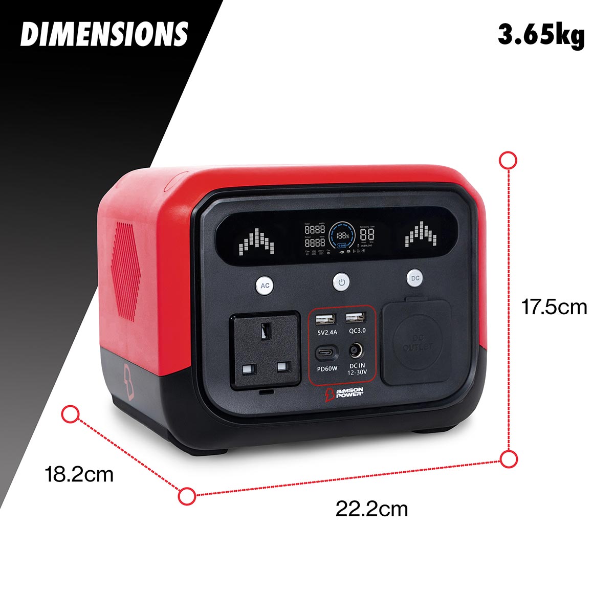 Bimson Power 330 Watt Portable Power Station