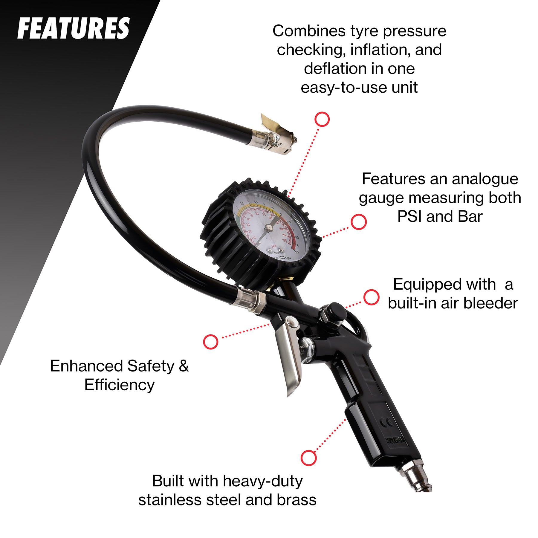 Tyre Inflating Gun