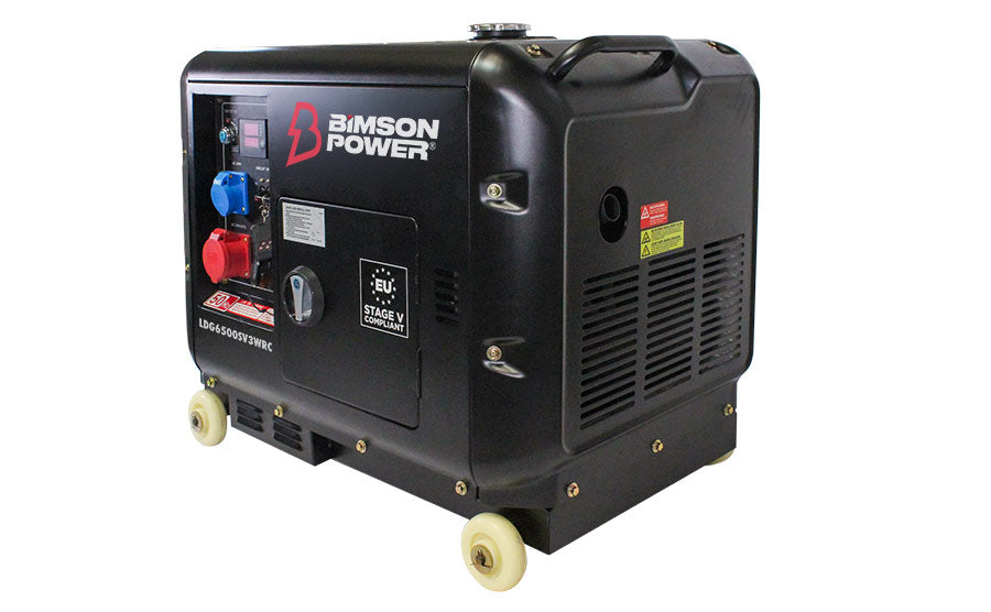 Bimson Power 6.25 kVa Diesel Generator 3 Phase - Electric Start