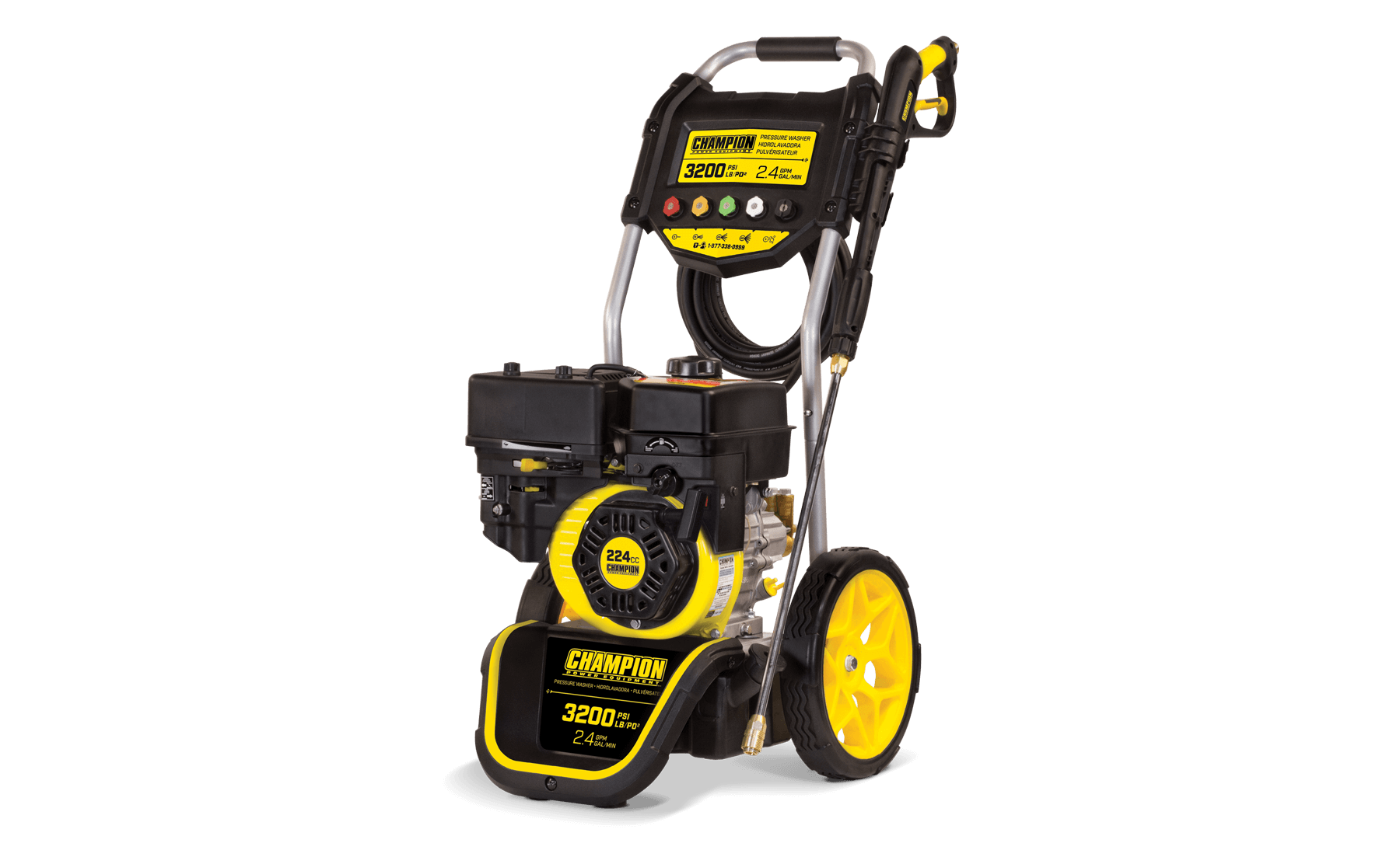 Champion Petrol Pressure Washer 220 Bar (3200 PSI) 9.0 LPM
