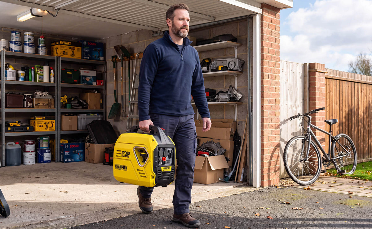 Champion 2200 Watt "Mighty Atom" Petrol Inverter Generator