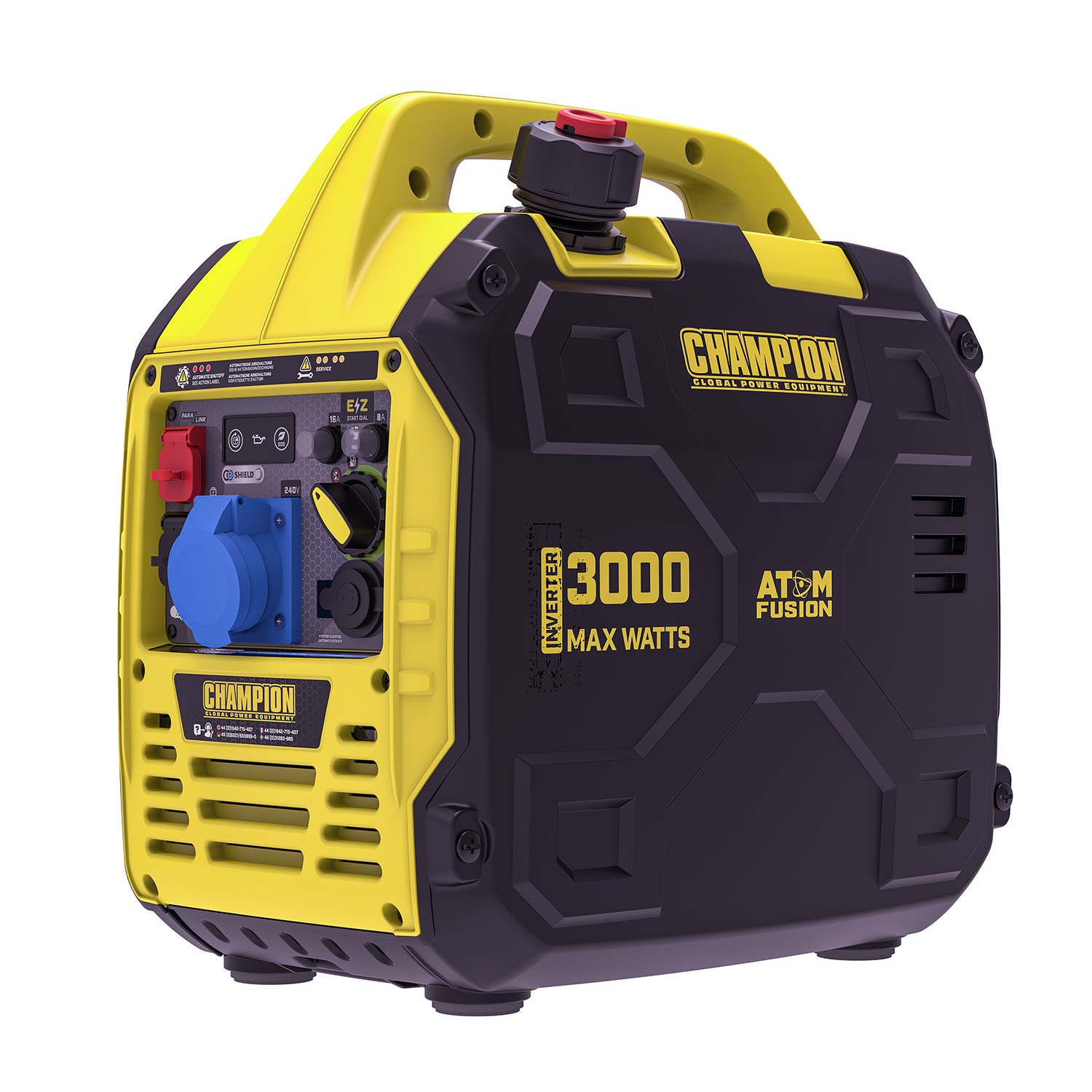 Champion 3000 Watt "Atom Fusion" Petrol Inverter Generator