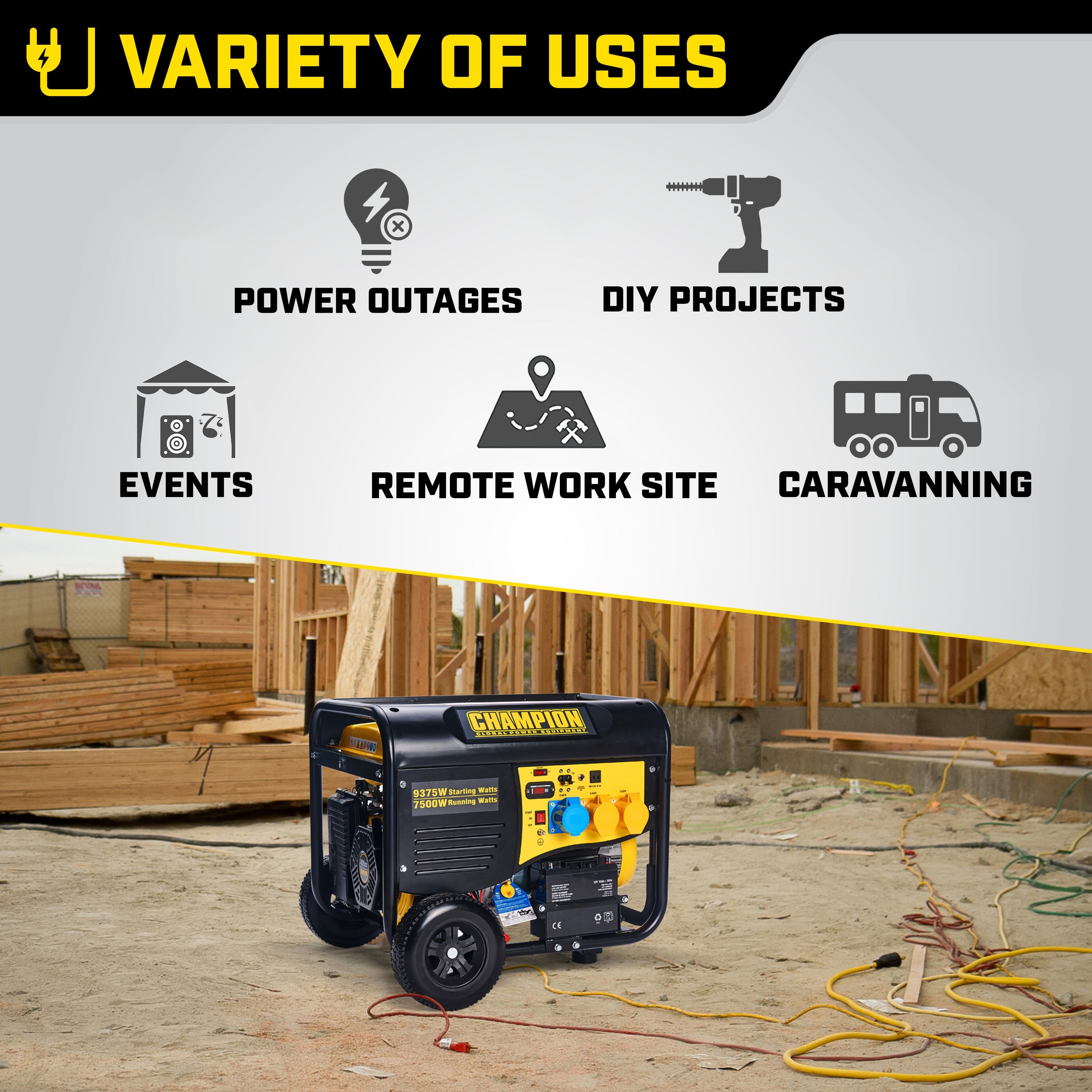 Champion 8000 Watt Petrol Generator