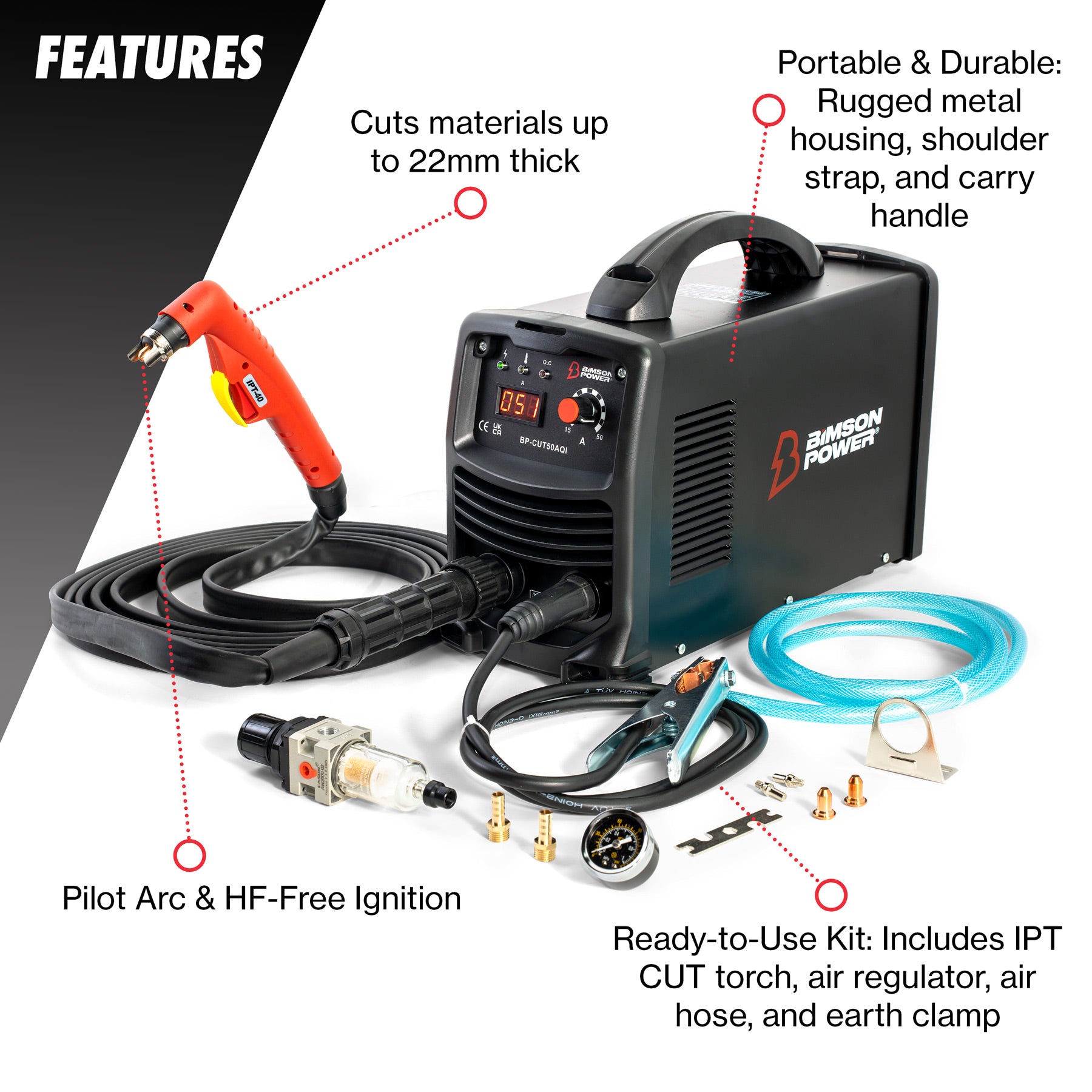 IGBT DC Inverter Plasma Cutting Machine 50A