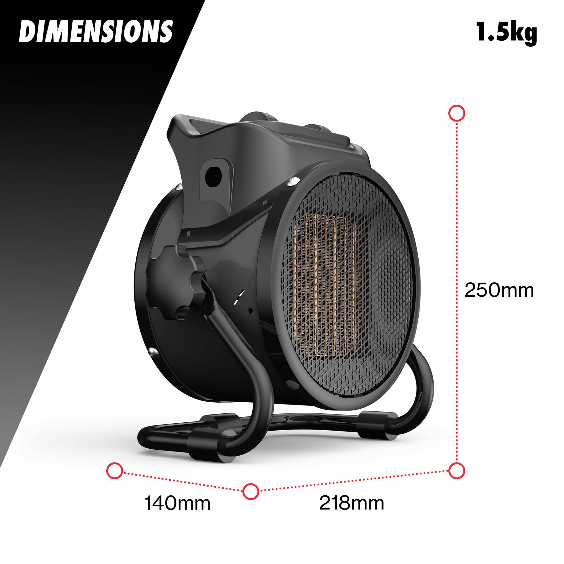 2kW Electric Space Heater