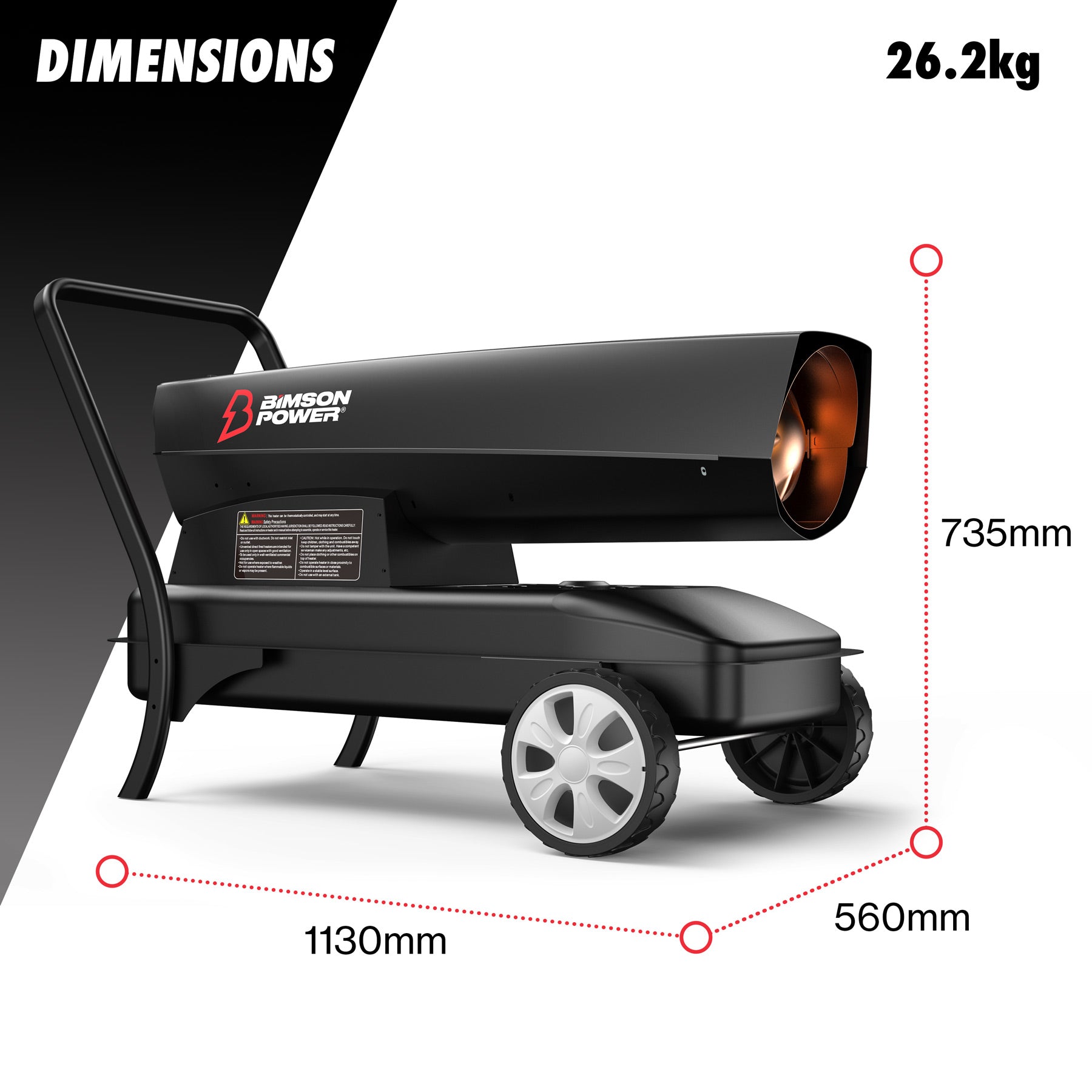 63kW Diesel/Kerosene Space Heater