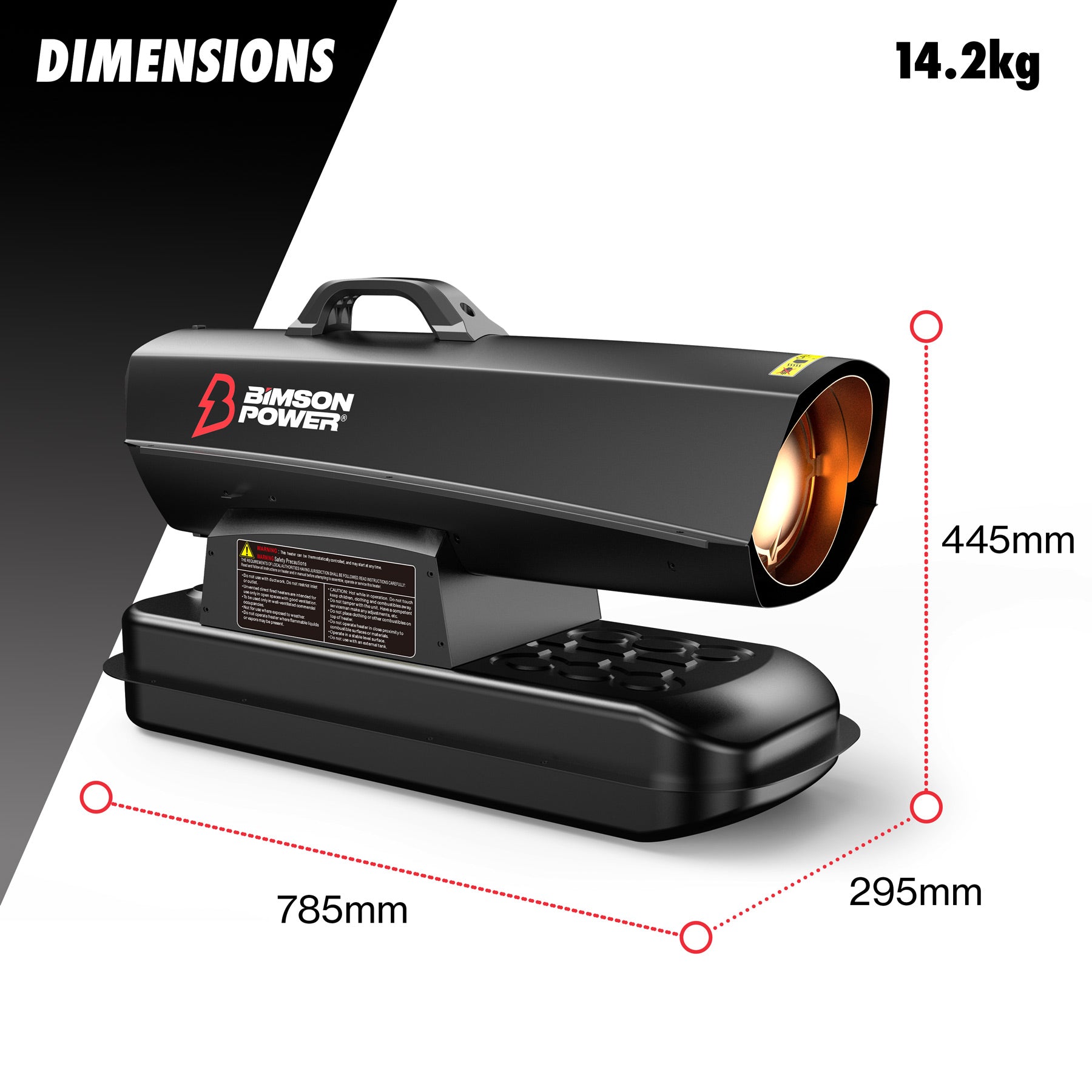 20kW Diesel/Kerosene Space Heater