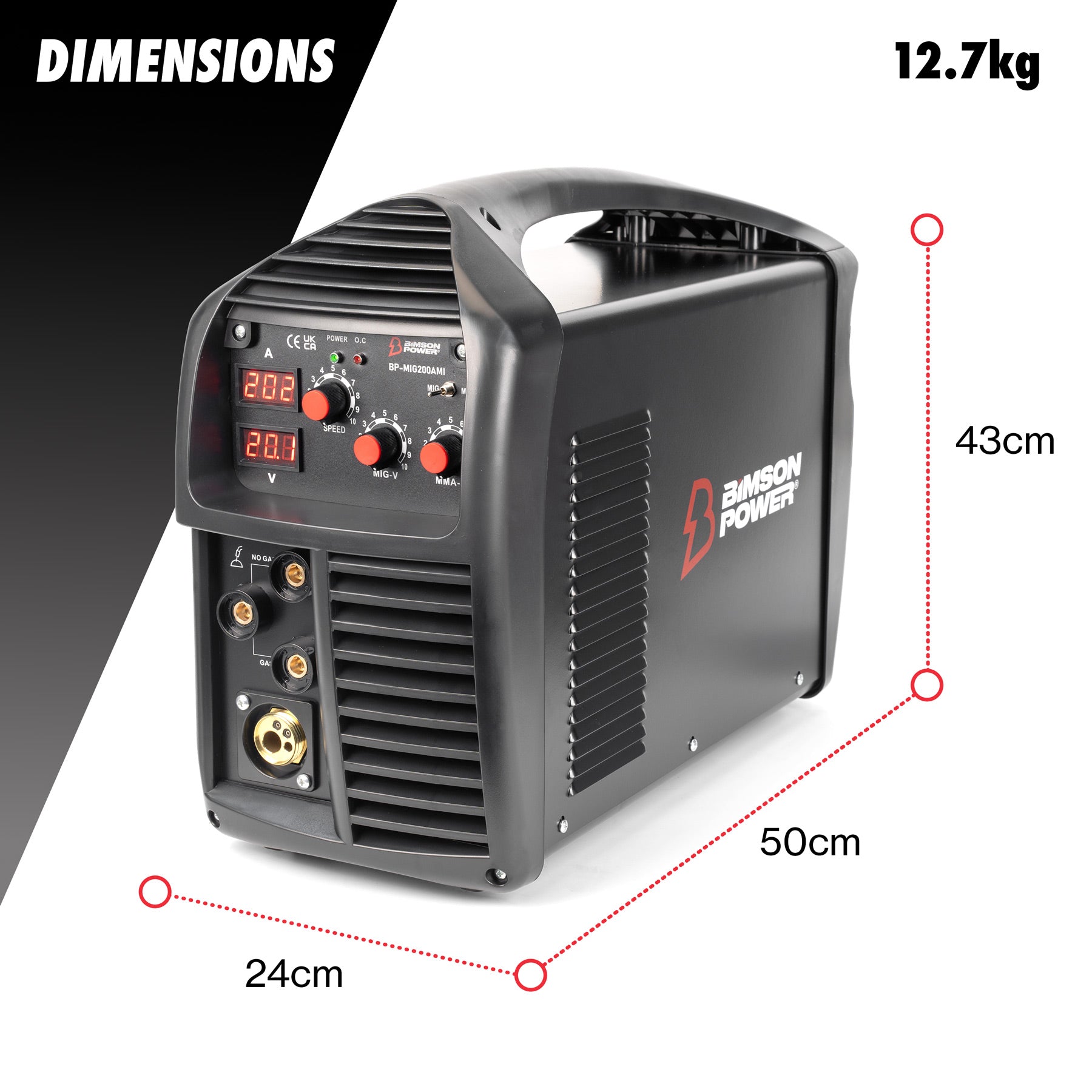 IGBT DC MMA MIG MAG Inverter Welder 200A