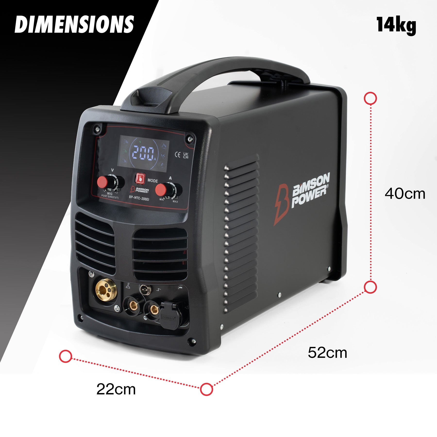 IGBT DC MMA MIG MAG LIFT TIG CUT Inverter Welder 200A