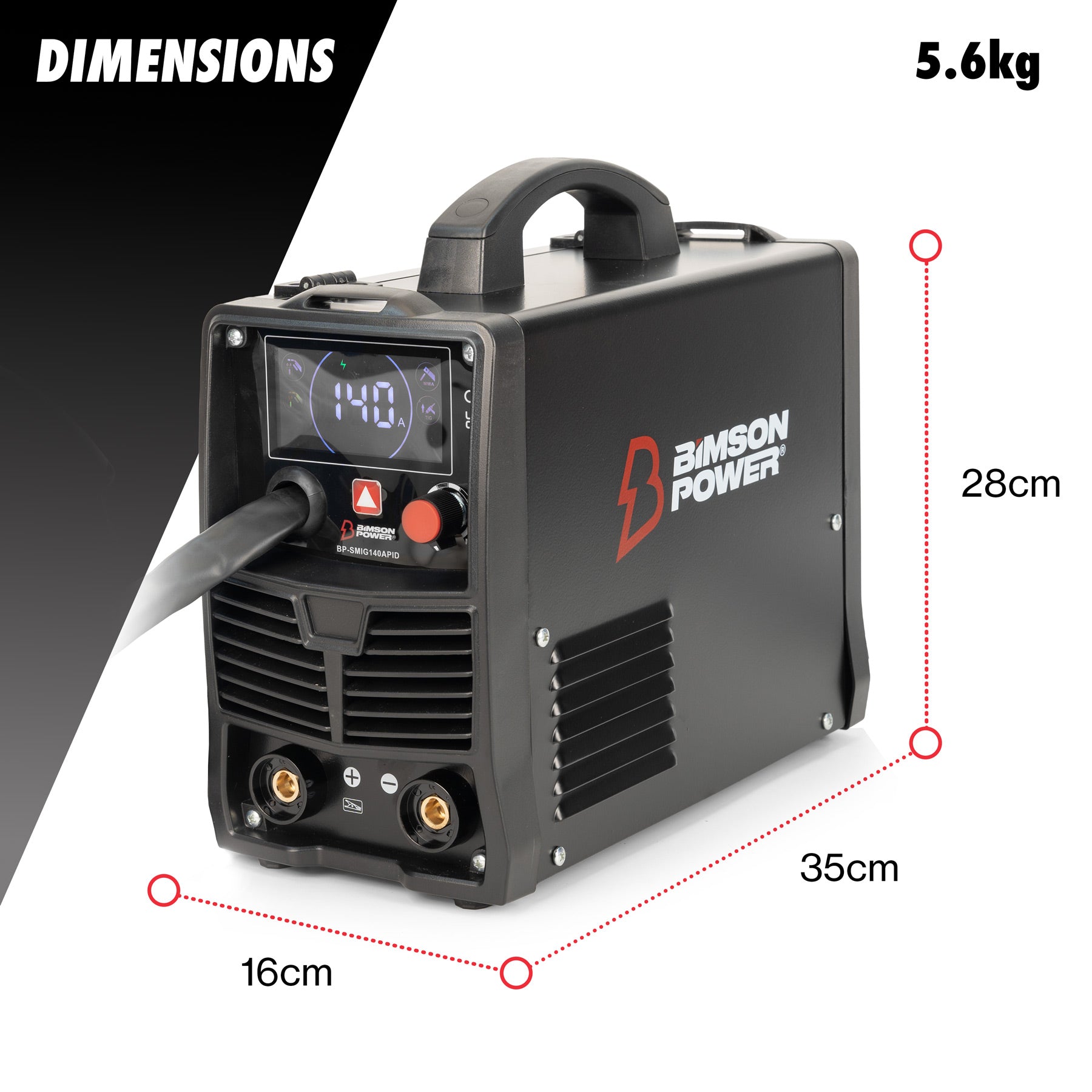 IGBT DC MMA MIG LIFT TIG Inverter Welder 140A
