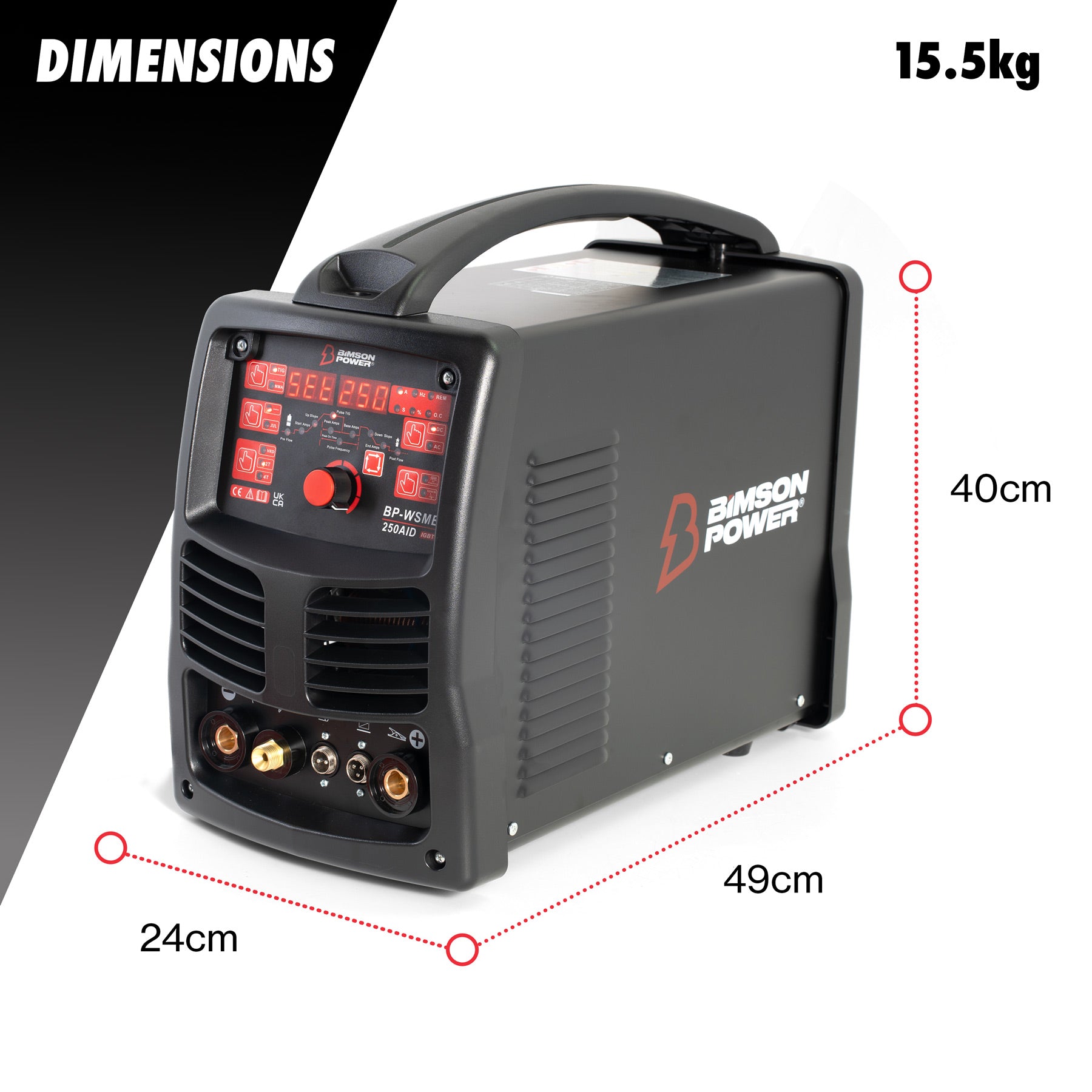 IGBT AC/DC MMA PULSE TIG Inverter Welder 250A