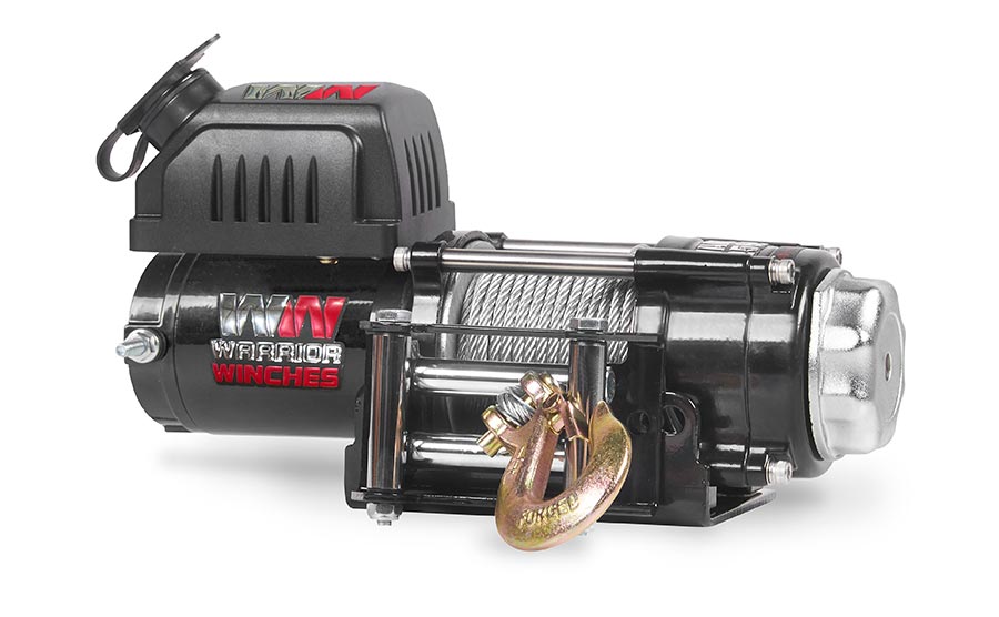 Warrior Ninja 2500lb Winch - 24v Steel Rope