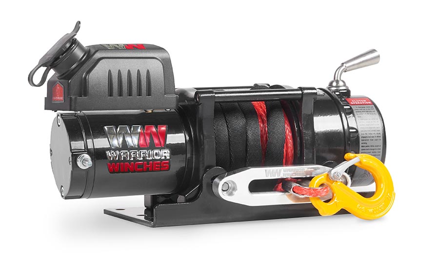 Warrior Ninja 4500lb Winch - 12v Synthetic Rope