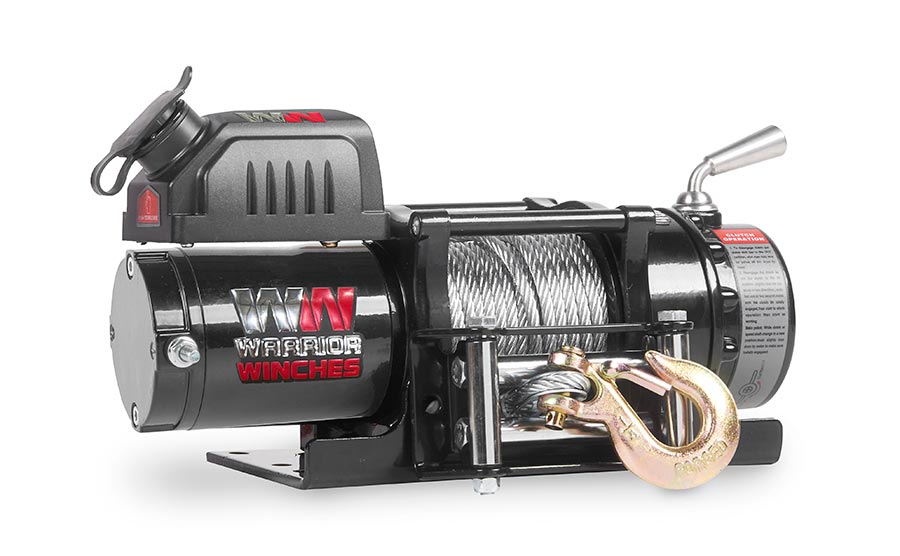 Warrior Ninja 4500lb Winch - 24v Steel Rope