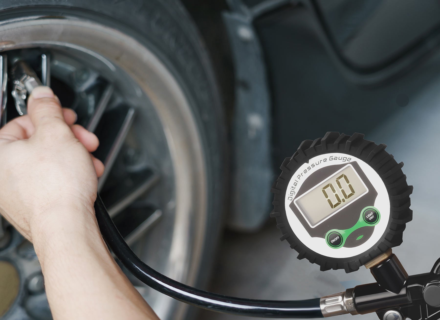 Digital Tyre Inflating Gun