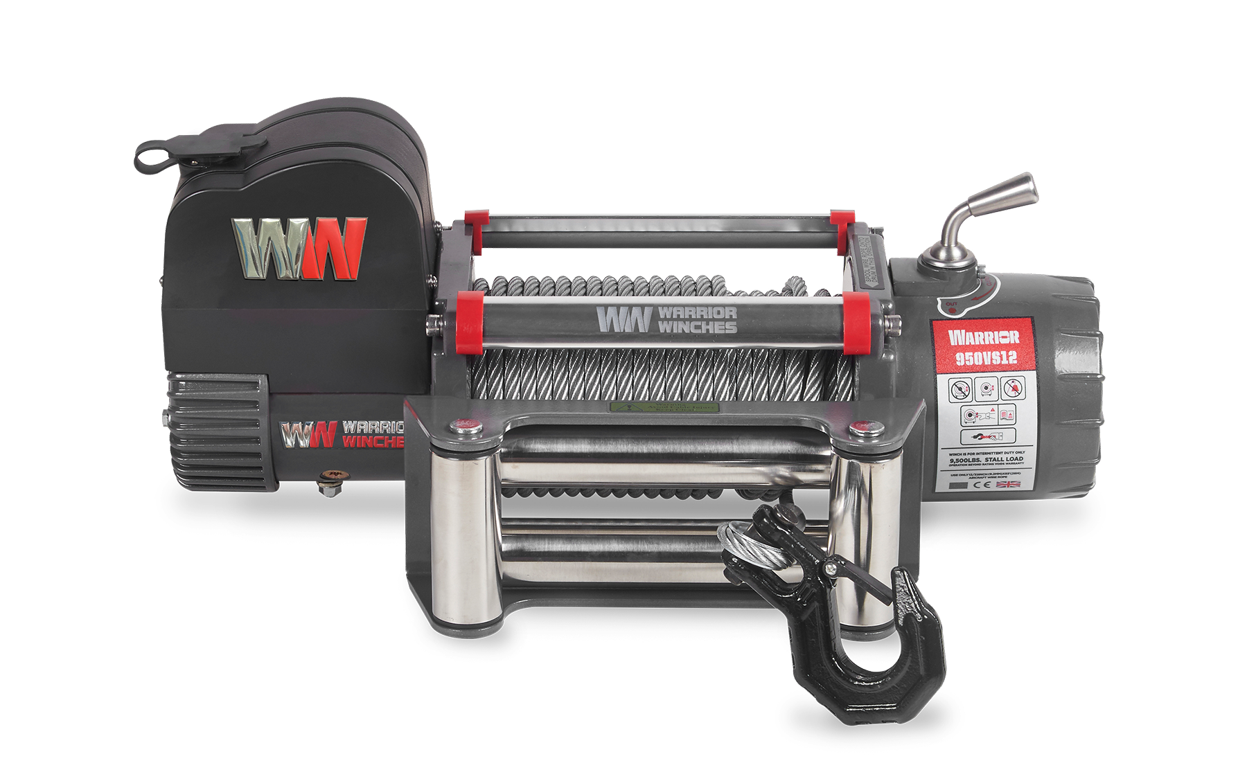 Samurai 8000 Electric Winch - 24v Steel Rope