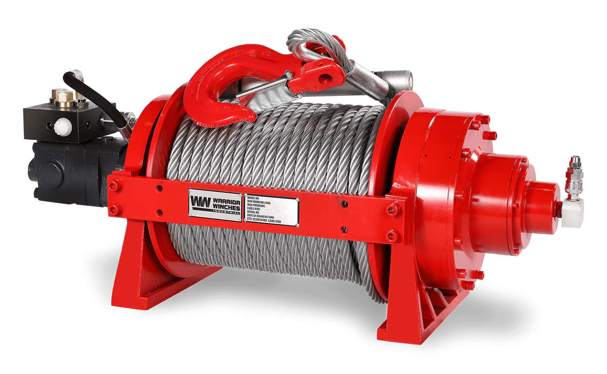 JR10 22,000lb (10 Ton) Industrial Hydraulic Winch