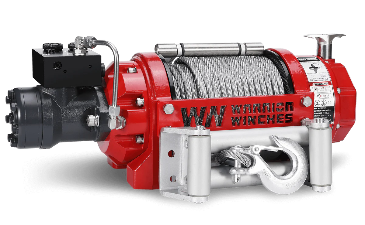 Warrior RV8000 3.6 Tonne Hydraulic Winch