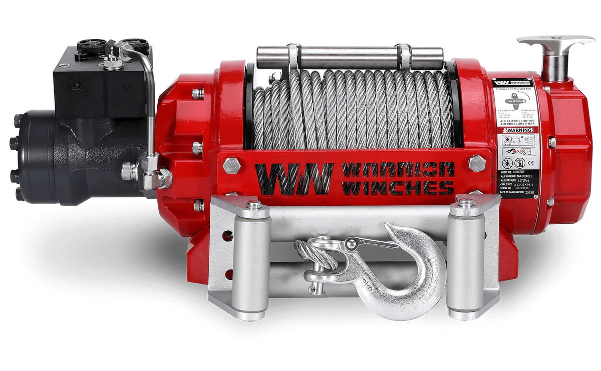 Warrior RV10000 4.5 Tonne Hydraulic Winch