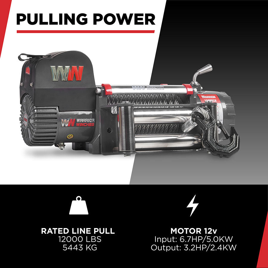 Warrior Samurai V2 Next Gen 12000lb Winch