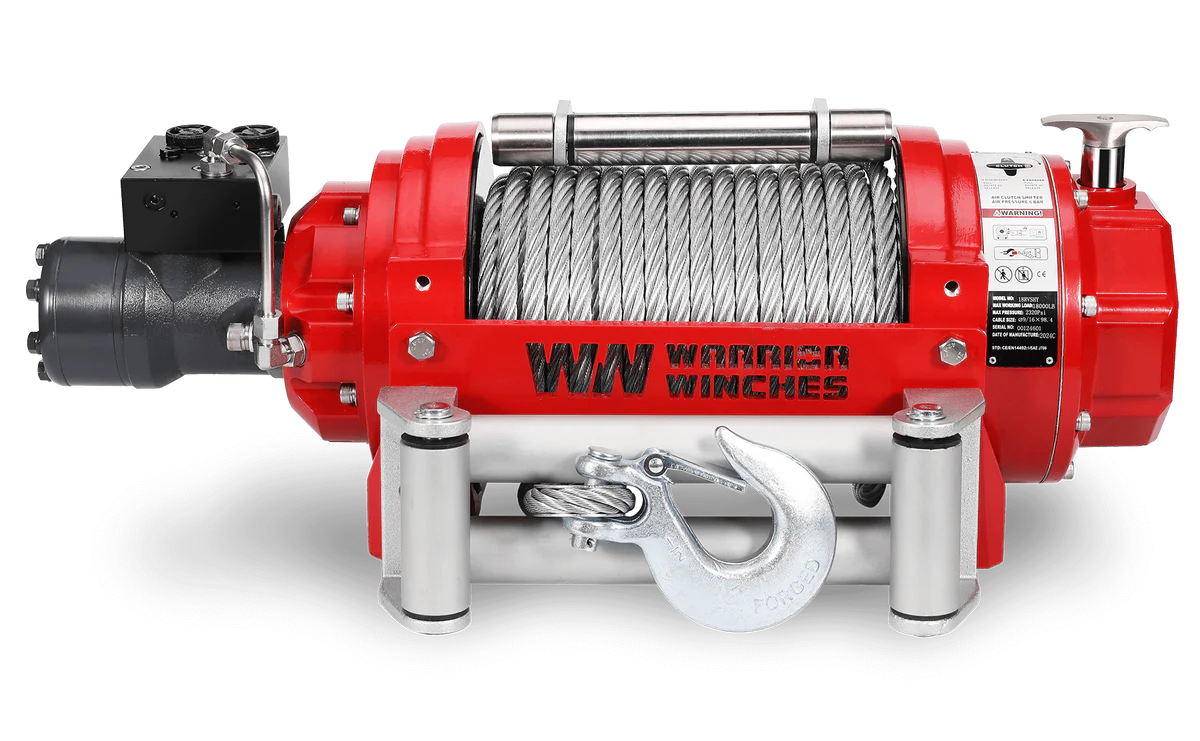 Warrior RV15000 6.8 Tonne Hydraulic Winch