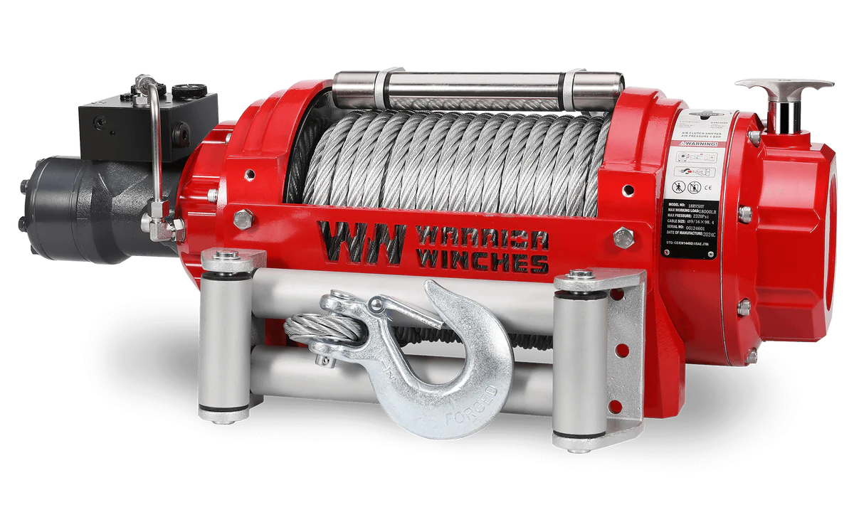 Warrior RV15000 6.8 Tonne Hydraulic Winch