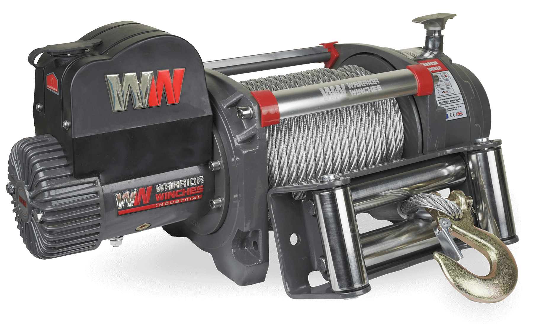 Samurai 20000 Electric Winch - 24v Steel Rope